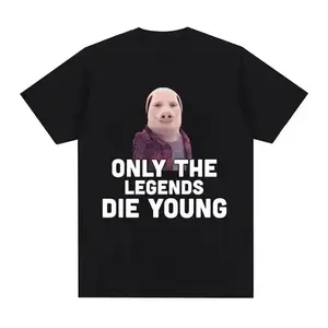100% CottonJohn Pork is making a funny and humorous phone call Pig fans are designing T-shirts for animal lovers and summer T-shirts, Adult funny T-shirt, Gift for Woman and Man