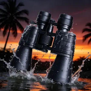 Topoptical 50mm Objective Lens 20x50 Magnification Binoculars, Ideal for Bird Watching Travel Hunting Concerts Wide Field View