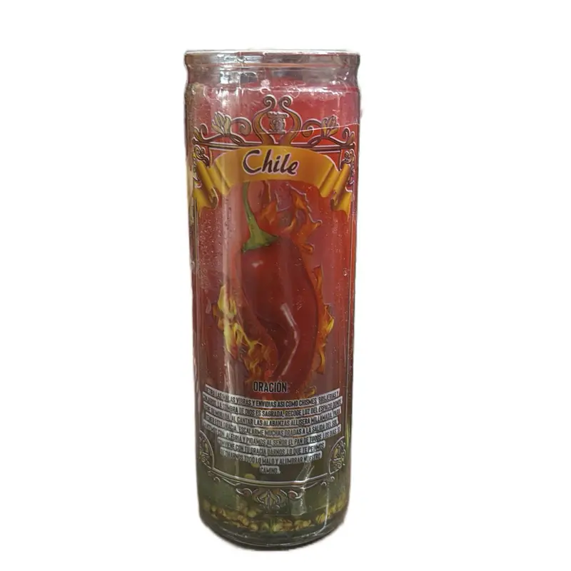 Gel Candles red chile