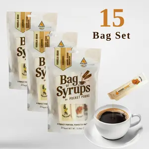 Pocket Pours Variety Pack Coffee Syrup - 15 Bag Box