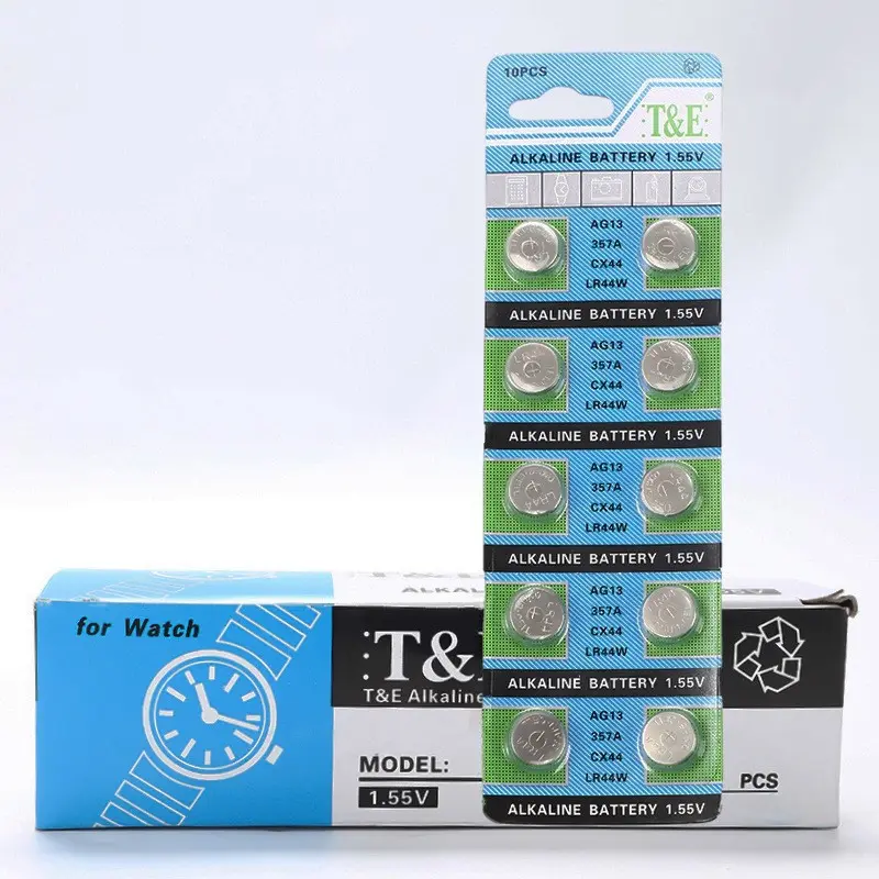 Ag13 Lr44 357 303 Sr44 Battery 1.5v Button Cell, Alkaline Replacement Battery for Watches, Alarm Clocks, Toys, Small Appliances