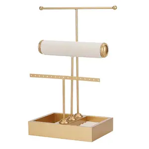 T-shaped Jewelry Stand, Ring Storage, Dressing Table, Net Celebrity Live Display Stand