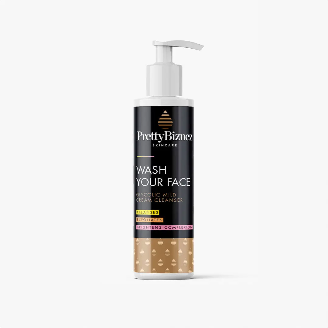 Mild Glycolic Brightening Cleanser for Clearer, Brighter Skin - Gentle and Effective for Acne Treatment