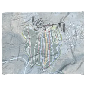 Jack Frost, Pennsylvania Ski Resort Map Blanket