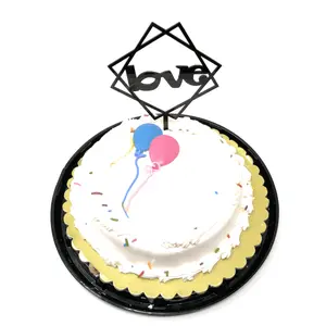 Mr and Mrs Cake Topper Acrylic "Love" Wedding Cake Topper Bride and Groom Cake Topper