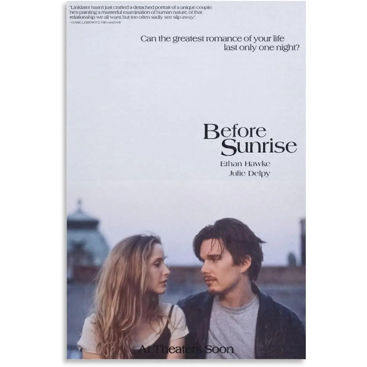 Before Sunrise Movie Custom Poster - Canvas Wall Art Print, Home Decor Artwork for Living Room, Bedroom, Artistic, Photo
