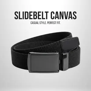 Black Canvas Belt