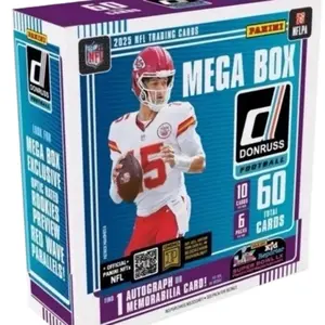 2025 Panini Donruss Mega Box NFL Football