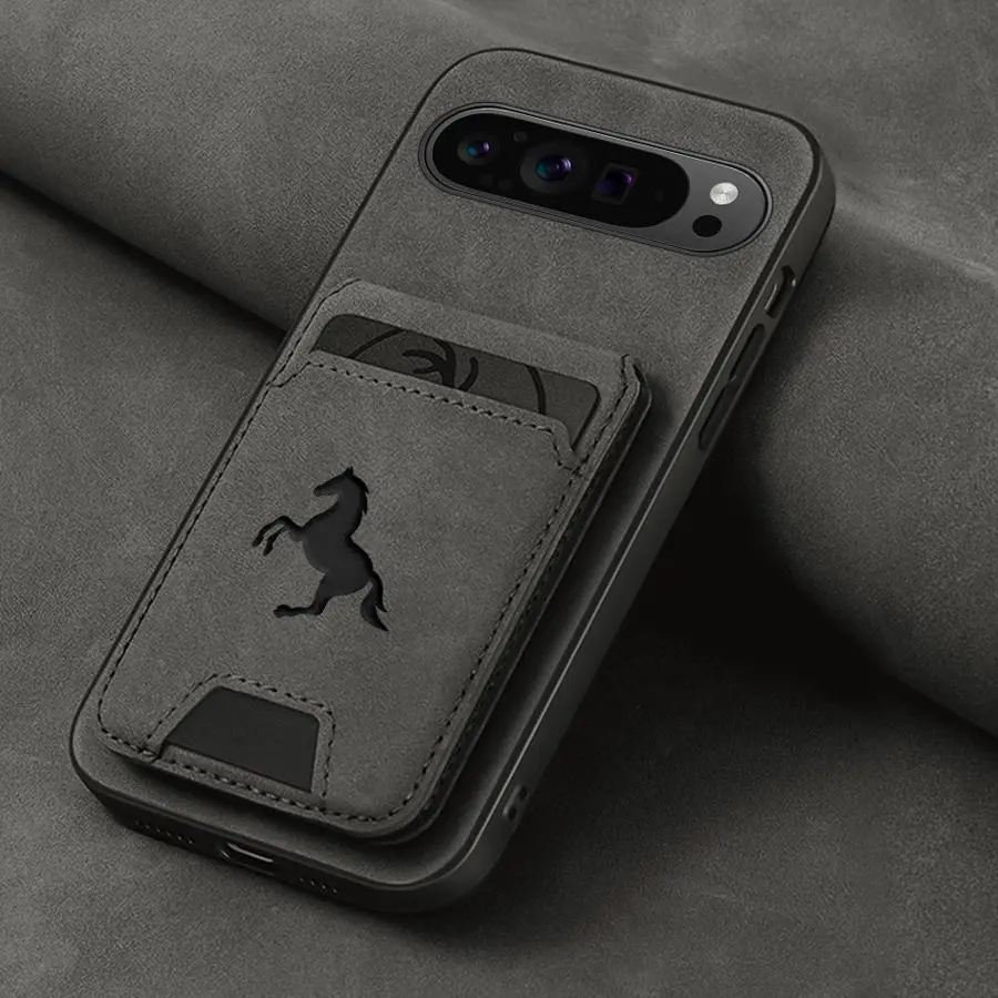 Card Bag Phone Case, Casing, Phone Shell, Magnetic Phone Shockproof Protective Cover, Stylish Shockproof Cover, Smartphone Phone Accessories Compatible with Google Pixel 9 Pro XL 7A 8A 9A, Durable Protector, Protection