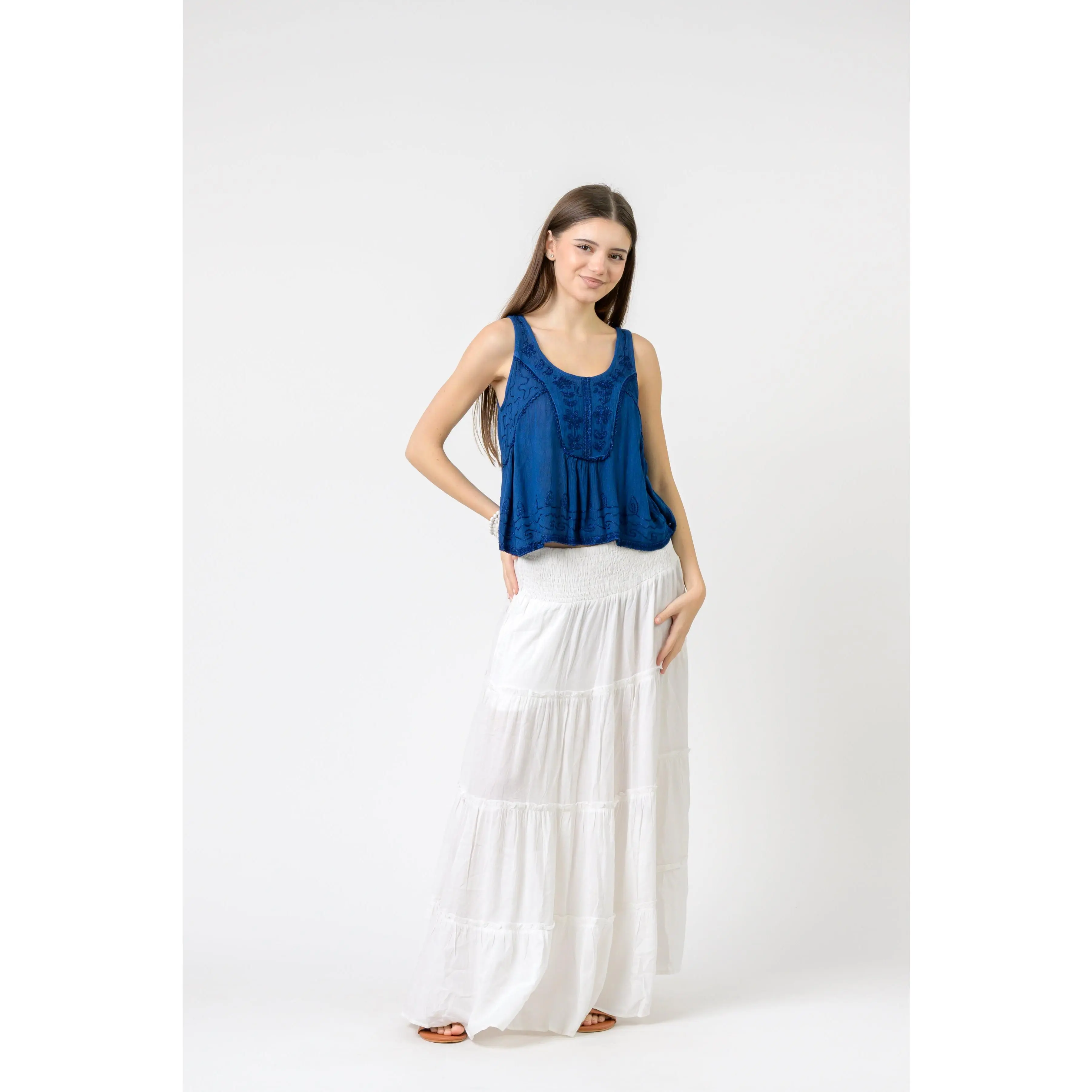 Rhea Petticoat Crop Top