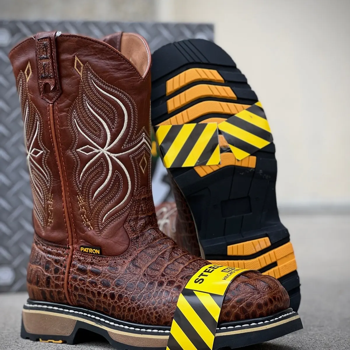 830 Nuca Shedron Steel Toe Square Dual Sole Oil Resistant Work Boots 830 Nuca Shedron Steel Toe Square Dual Sole Oil Resistant Work Boots