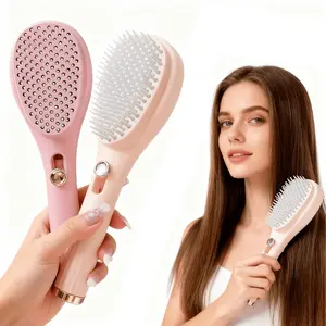 Innovative Push-Open Hair Styling Comb with Retractable Nylon Massage Teeth, Ergonomic Non-Slip Handle for All Hair Types, Perfect Gift