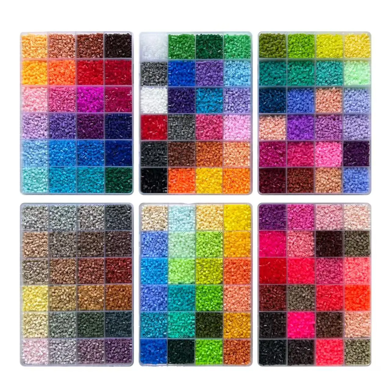 Fuse Beads Kit - 144 Colors, 71000+ Pcs, 2.6mm Melty Beads, Non-Toxic, Easy to Fuse, Smooth Edges, DIY Craft Toy for Kids Ages 8-12