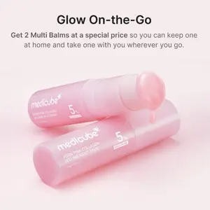 PDRN Pink Collagen Volume Multi Balm Volufiline，PDRN And NAD Stick All In One，Helps Make The Skin Appear Youthful，Lighten Wrinkles Anti Aging Dark Circles，For Eyes, Face, Neck, And LIps.