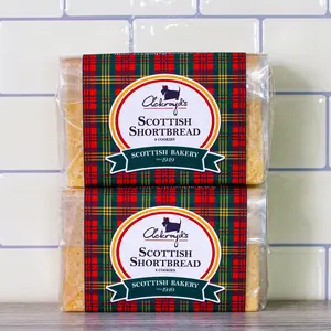 Ackroyd's Bakery Traditional Scottish Shortbread Cookies (2 Packs of 8 Cookies)