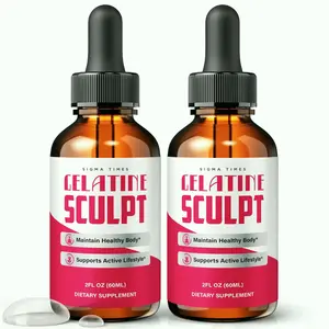 Gelatine Sculpt Drops, Natural Metabolism Support & Healthy - 2 Pack
