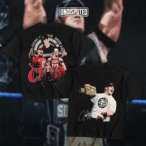 UNDISPUTED John Cena Dr Thuganomics Spinner Belt WWE Heavy Cotton Unisex Shirt WWE Champion Tshirt Wrestling Fan Apparel Menswear Direct-to-garment Breathable Printing