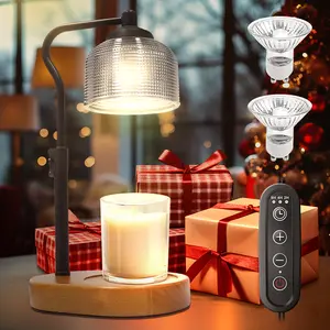 Candle Warmer Lamp with Timer: Christmas Gifts for Women - Birthday Gifts for Women Mom - House Warming Gifts New Home Decor - Vintage Home Decor for Scented Jar Candle, Christmas Gifts