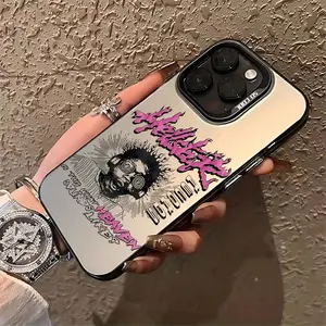 [KQ]Stylish Hellstar Doodle Phone Case,Birthday/ Valentine'S Day/ Boyfriend Girlfriend /Christmas/Halloween GiftsGift,Compatible With IPhone17/ 16/15/14/13/12/11 Pro Max/Plus Summer