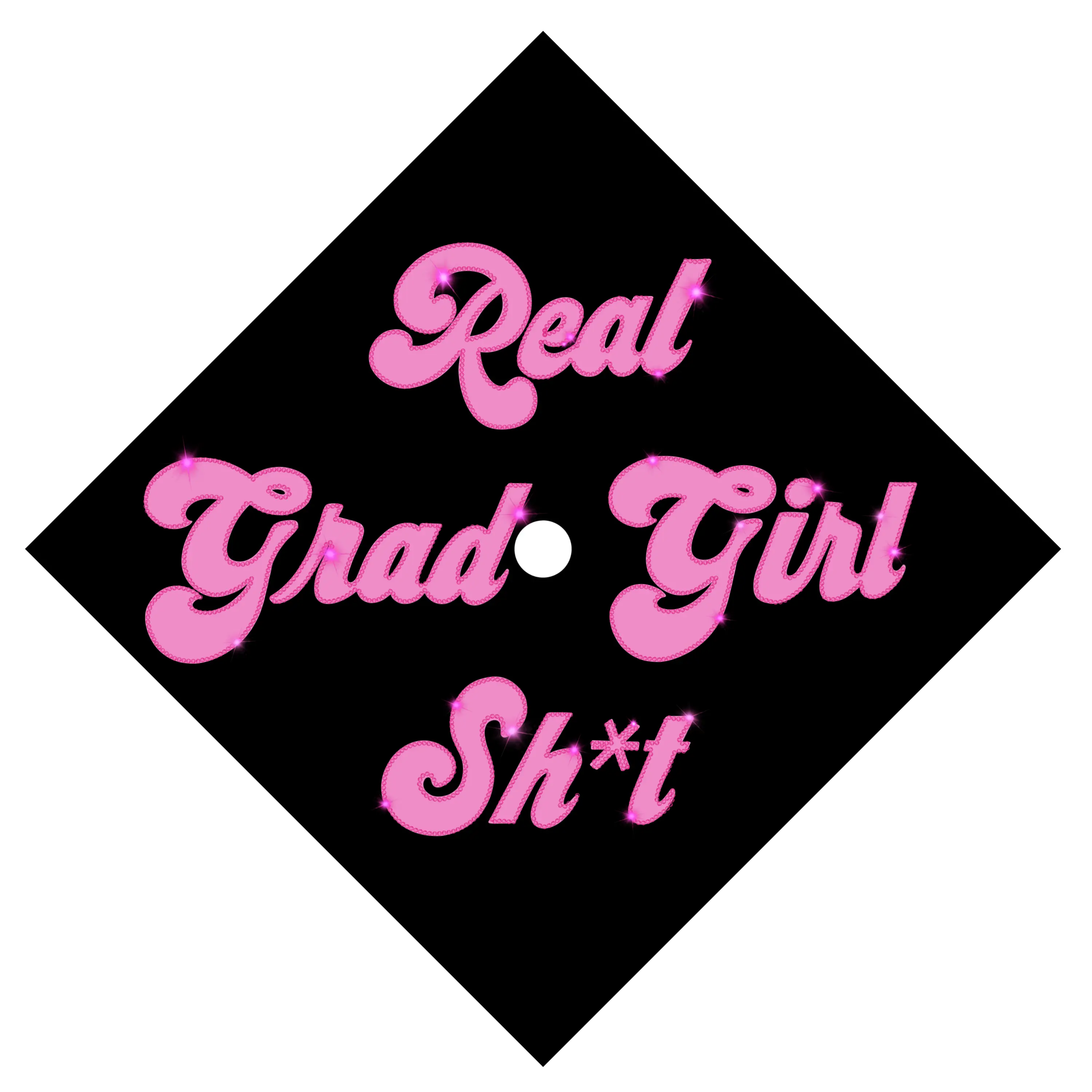 Grad Girl Printed Topper