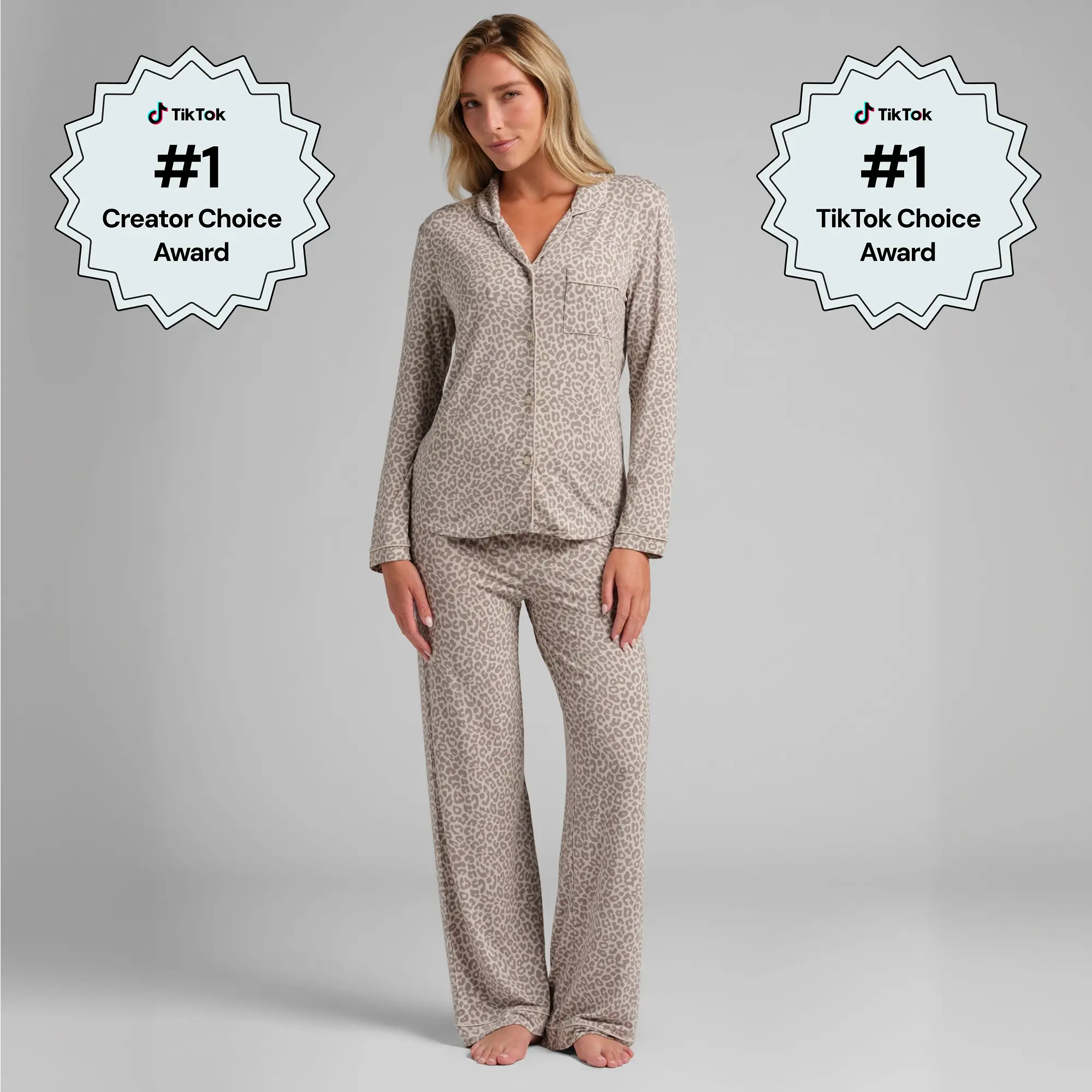 Comfrt | Luna Lounge PJ Set | Long Sleeve Soft Matching Pajamas