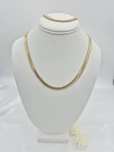Elegant braided 14kgold plated. (36)