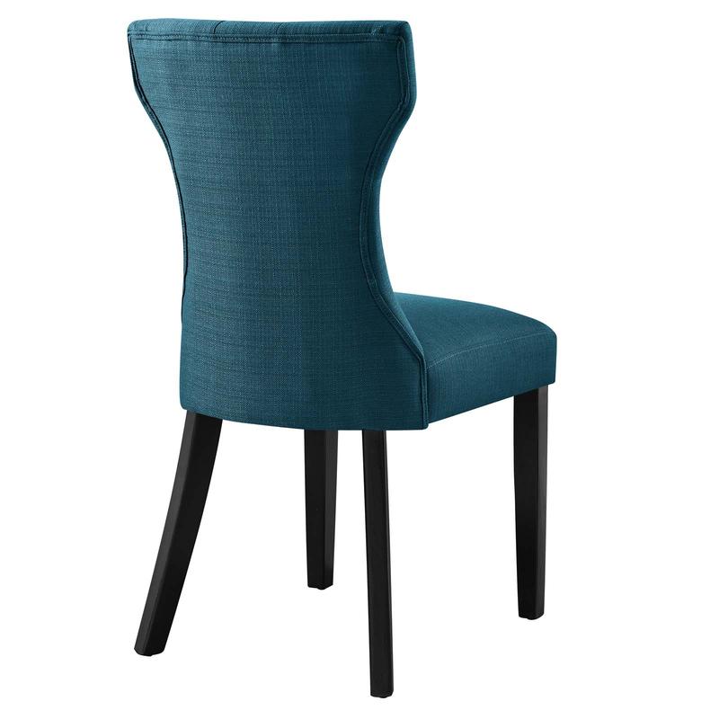 Modway Silhouette Dining Side Chair in Azure