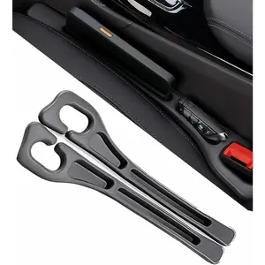 Father's Day Gift Car Seat Gap Filler Between Seats Console Organizer Seat Crevice Storage Box Bag Decoration Interior Auto Accessories Car Seat Gaps Filler Pair