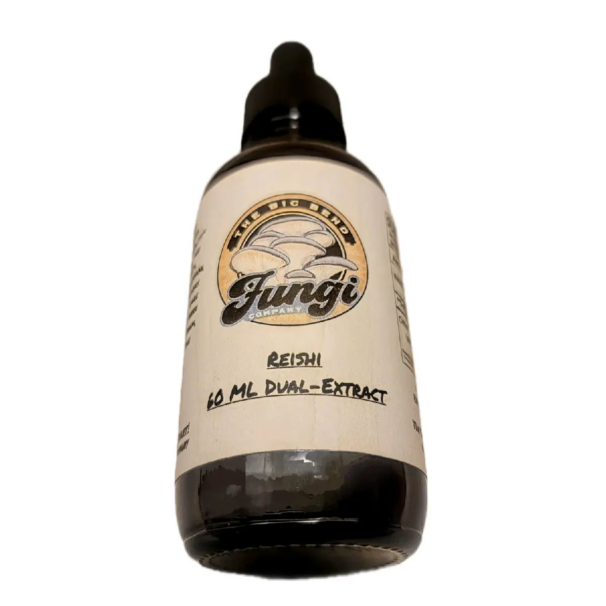Reishi Mushroom Dual-Extract Tincture - 60 mL - Nootropic Dietary Supplement - Edible Vitamin
