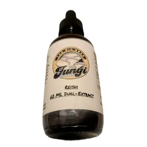 Reishi Mushroom Dual-Extract Tincture - 60 mL - Nootropic Dietary Supplement - Edible Vitamin
