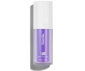 Hismile v34 Colour Corrector, Tooth Stain Concealer, Teeth Whitening Booster, Purple Toothpaste, Color Correcting Technology, V34, Tooth Colour Corrector