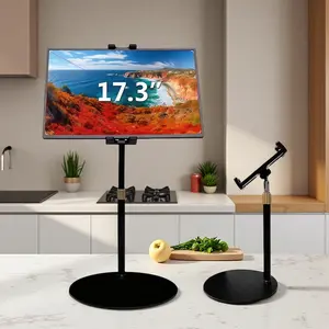 Adjustable Monitor Stand Height Portable Monitor Tablet Holder Up To 27Cm Standing Tablet Bracket Desk Mount Wider Base
