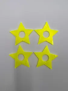 Star Strap Blocks 4 Pack - Yellow Translucent