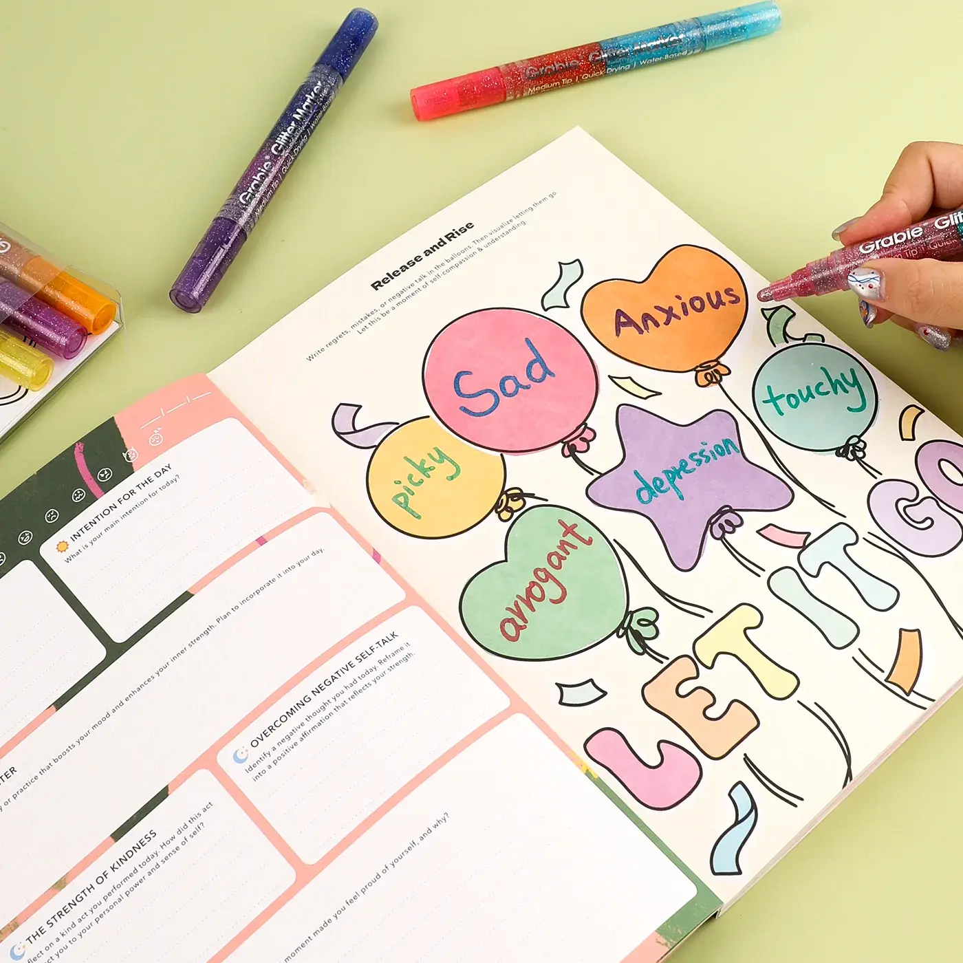 Grabie x AATA Rock Your Inner Strength 4-Week Art as Therapy Workbook ...