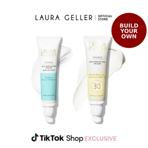Laura Geller Build Your Own Spackle Skin Perfecting Primer Duos - Hydrating Formula with Aloe Vera & Vitamin E for Moisturizing and Nourishing Skin
