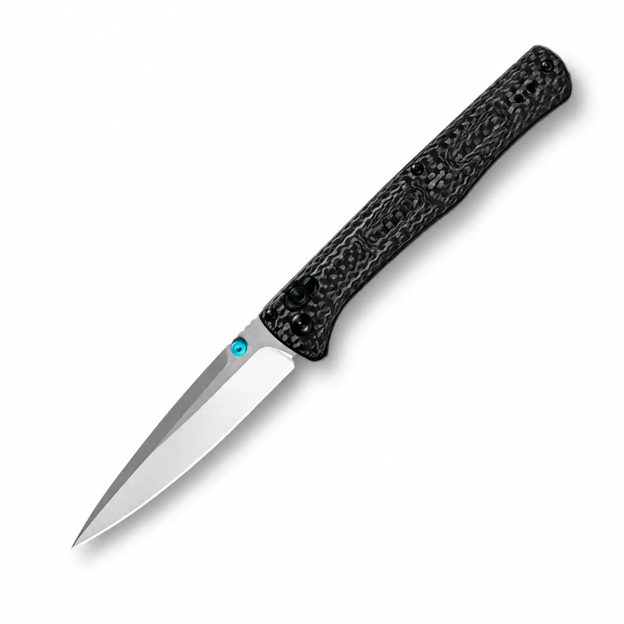 1pc 417 folding knife, carbon fiber handle, lightweight pocket knife, high-quality fruit knife