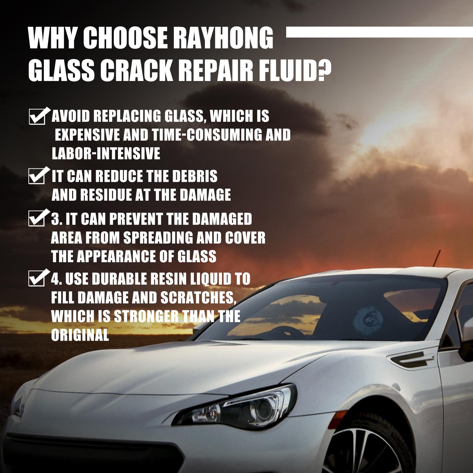 Car Windshield Crack Repair Liquid Adhesive Repair Agent For Auto Glass Cracks And Breaks