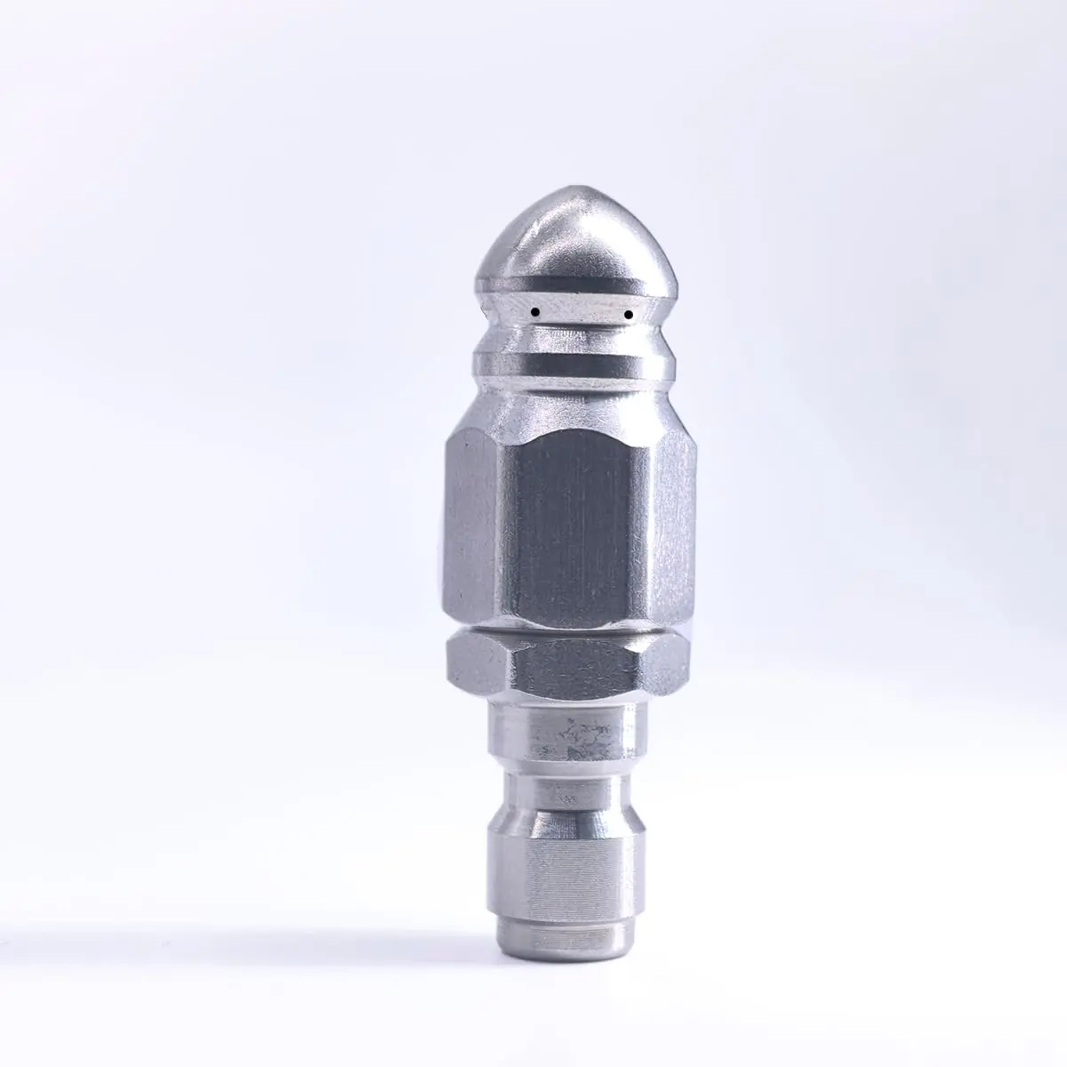 Sewer Jetter Nozzle, High  Drain Jetter Hose Nozzle, With Stainless Steel 1/4'' Quickly Connector, 5000 PSI
