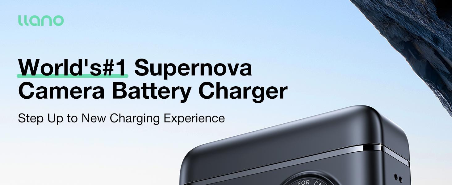 llano 2-in-1 18W Fast Dual USB-C Camera Charger | Magnetic Snap Cover | Smart Display | Photography Essentials | Compatible with Canon, Sony, Nikon & More camera-Spring Gifts-Springtok