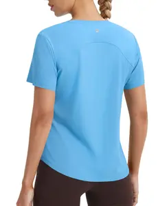 BALEAF Ice Cooling Athletic Shirts for Women UPF 50+ Workout Tops Running Short Sleeve for Women Tennis Breathable Quick Dry Moisture Wicking Stretch Loose Fit Gym