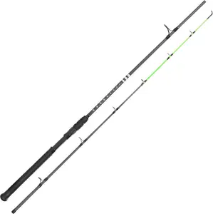 KastKing KONG Fishing Rod, Powerful, Lightweight S-Curve Graphite Rod Blanks, Nano Resin Technology, Stainless-Steel Double-Foot Guides w/Titanium Oxide Rings, Non-Slip Handles, Chartreuse Strike Tips