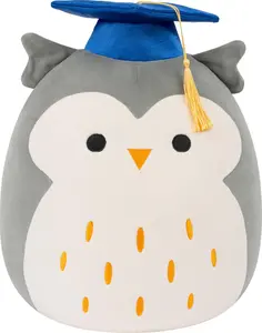 Squishmallows Original 12in Cam The Calico Cat in Graduation Cap – Official Jazwares Plush (Medium-Sized)
