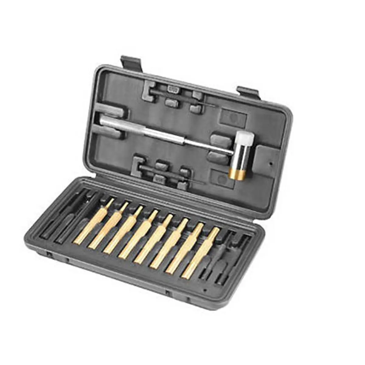 Wheeler 951-900 Hammer & Punch Set, Handy Tool Kits, Portable Combo Tool Kits with Plastic Case