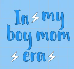 In my boy mom era; car decal