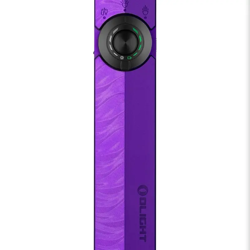 OLIGHT ArkPro EDC Flat Flashlight, Rechargeable Pocket Flashlight Torches, Nebula Violet for Camping & Hiking Outdoor Activities