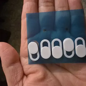 20 Counts Webcam Cover Slide, Privacy Protector for Smartphones, Laptops & Tablets (10 Black + 10 White)