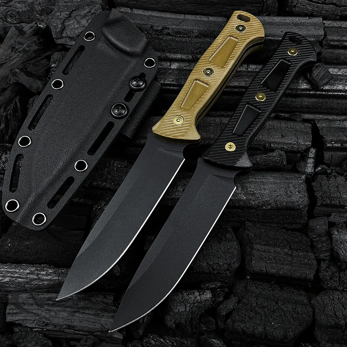 Redacted Fixed Blade Knife Magnacut Stainless Steel blade G-10 Handle ...