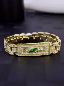 Saint Jude Bracelet Watch Band, Elegant Jewelry Accessory, Religious Jewelry Gift, Perfect Gift for Loved Ones, Durable & Stylish Design, Exquisite Bracelet, Rhinestone Decor Bangles