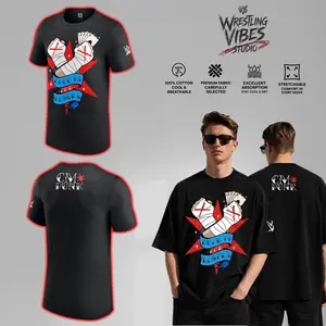 CM Punk Luck Is For Losers Vegas T-Shirt Vintage Graphic Tee – Y2K Premium Cotton Top Trendy Streetwear Unisex Wrestling Fan Gift