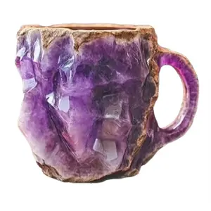 Mineral Crystal Coffee Mugs, Unique Design Coffee Cups, Durable Material, Perfect for Daily Use, Ideal Gift Choice